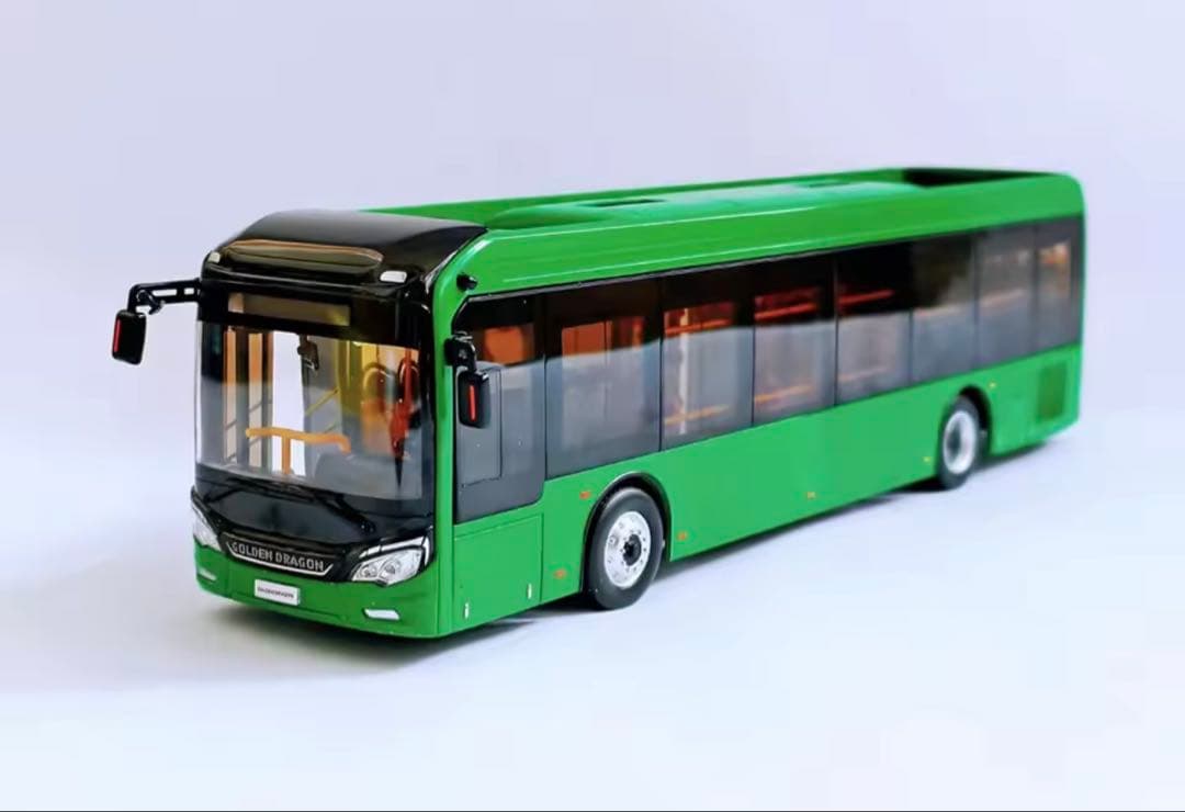 1/42厦門Jinlu NAV2純電気バスモデルJinlongのオリジナル