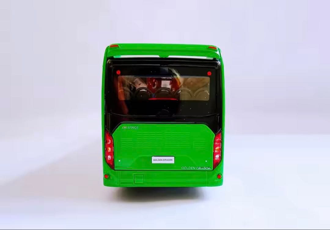 1/42厦門Jinlu NAV2純電気バスモデルJinlongのオリジナル