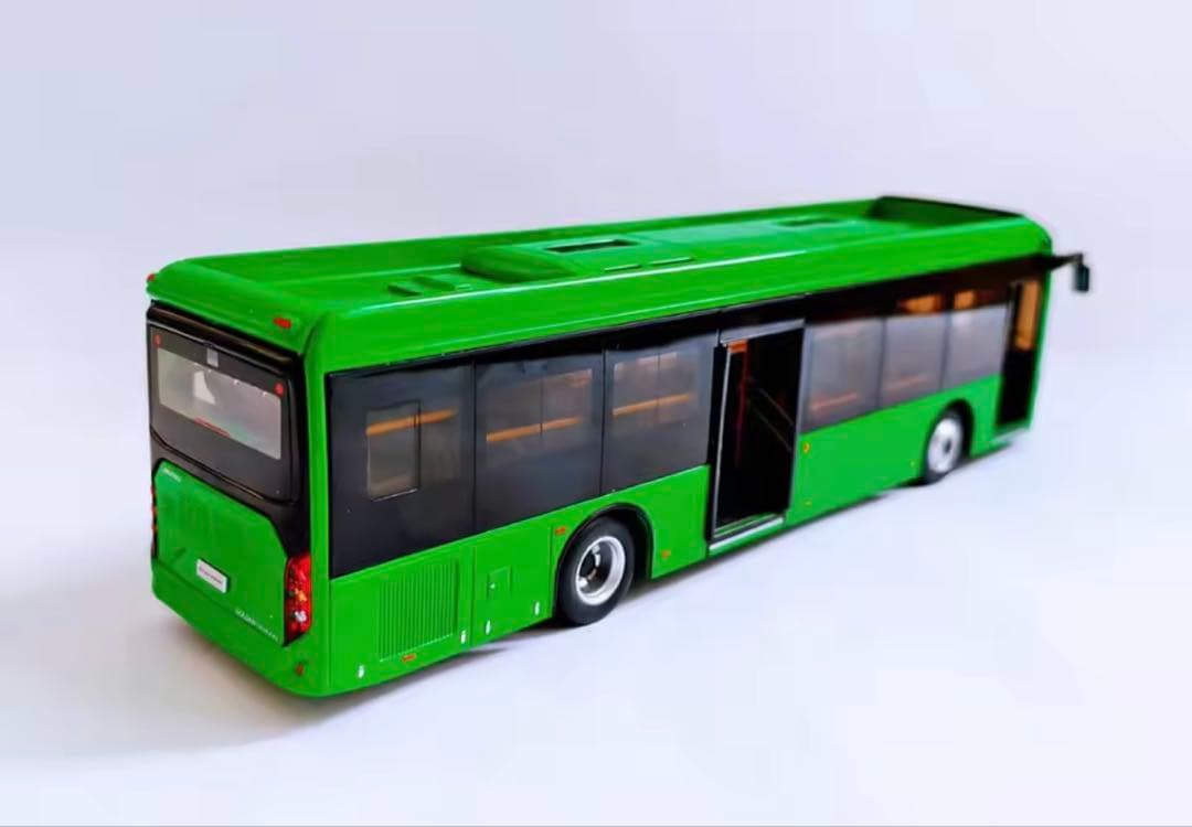 1/42厦門Jinlu NAV2純電気バスモデルJinlongのオリジナル