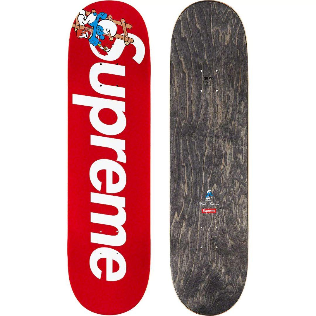 Supreme Smurfs Skateboard Red 新品 スマーフ