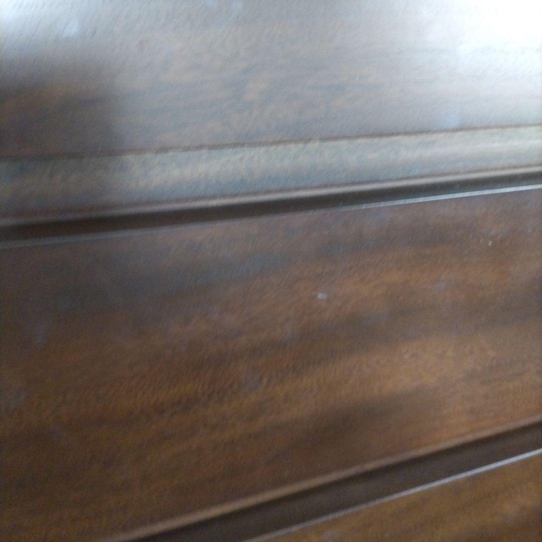 民芸家具　国産　ダークブラウン楠箪笥　6段