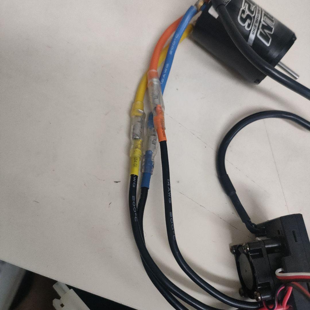 【使用少】タミヤ TBLE-04SR ESC、15.5Tブラシレスモーターセット