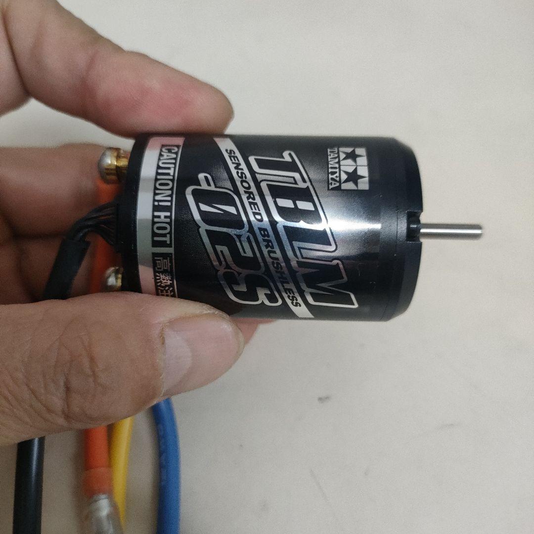 【使用少】タミヤ TBLE-04SR ESC、15.5Tブラシレスモーターセット