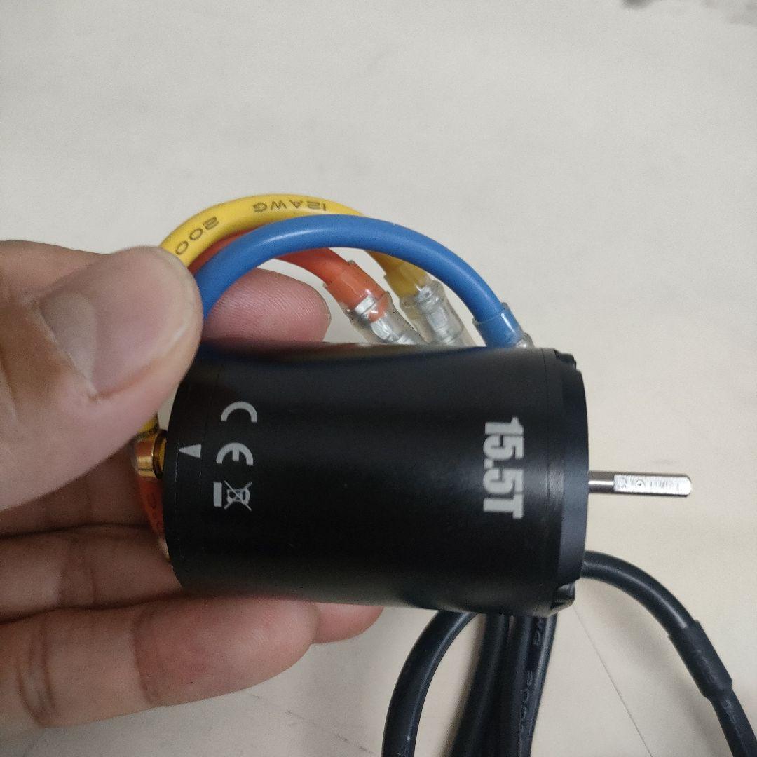 【使用少】タミヤ TBLE-04SR ESC、15.5Tブラシレスモーターセット