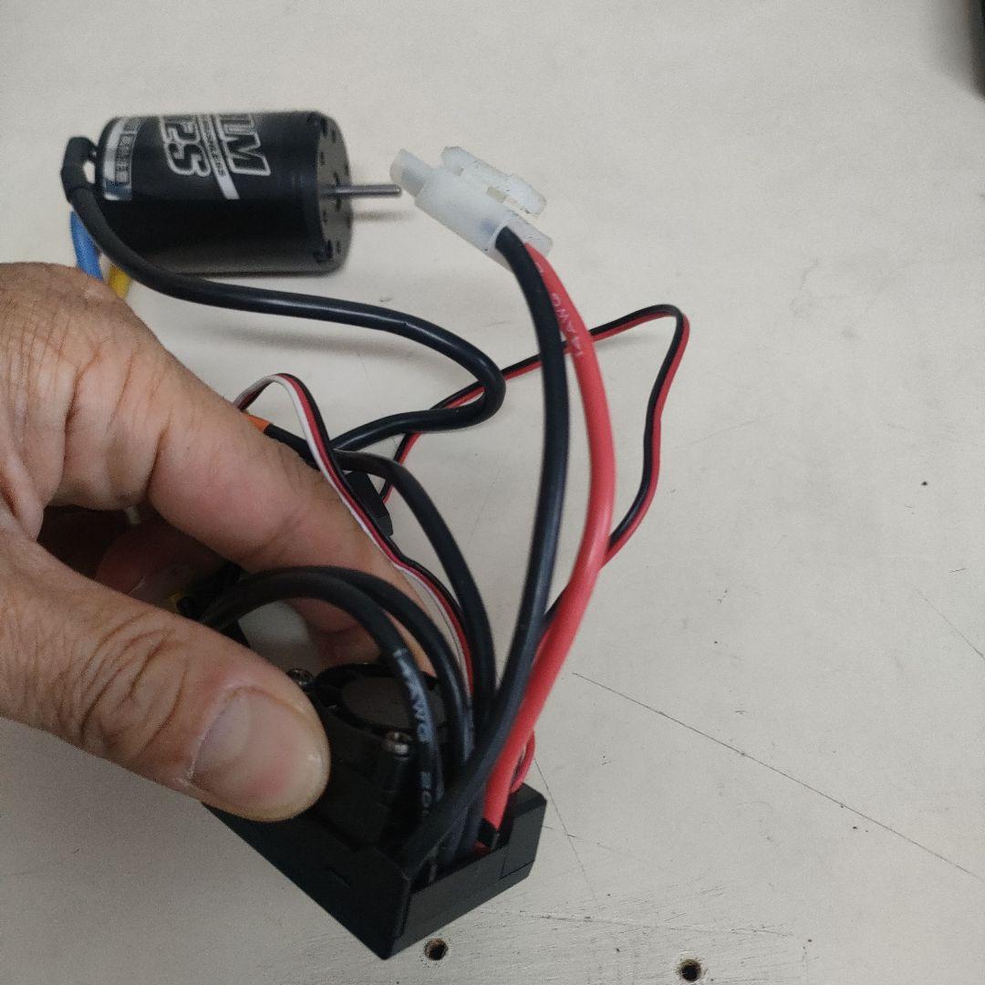 【使用少】タミヤ TBLE-04SR ESC、15.5Tブラシレスモーターセット