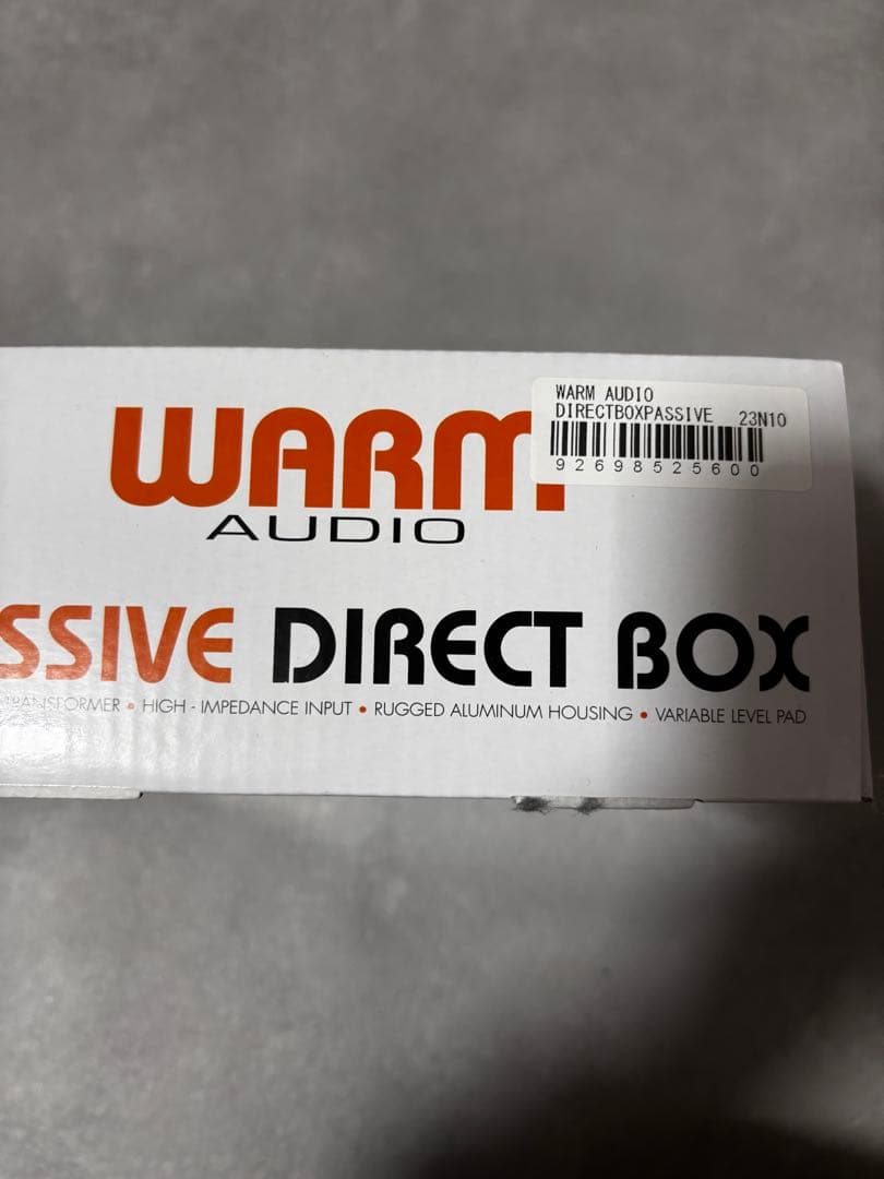 WARM AUDIO DIRECT BOX PASSIVE DI ボックス