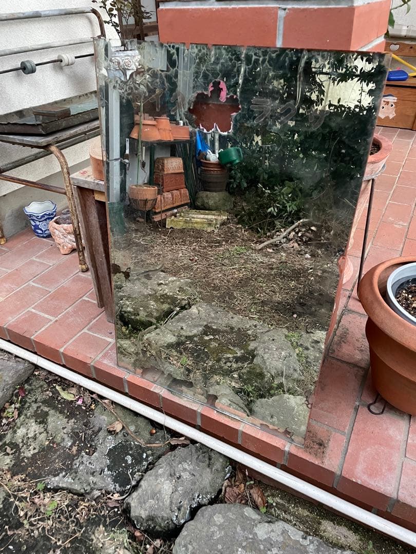 昭和レトロ　サクラタイヤ　大型ミラー