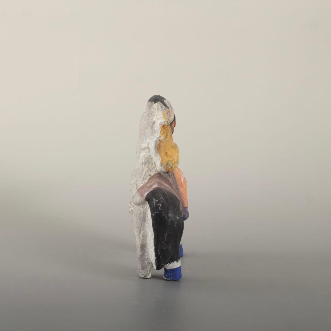 大和出雲人形 馬乗り小姓 土人形 民芸 郷土人形 郷土玩具 古道具 アンティーク