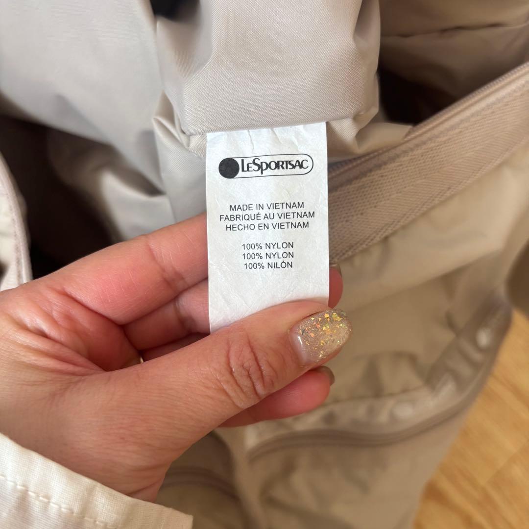 LeSportsac レスポートサック ベージュ ボストンバッグ