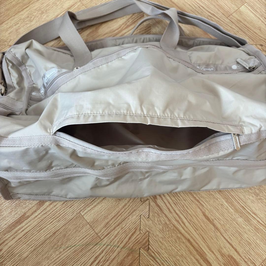 LeSportsac レスポートサック ベージュ ボストンバッグ