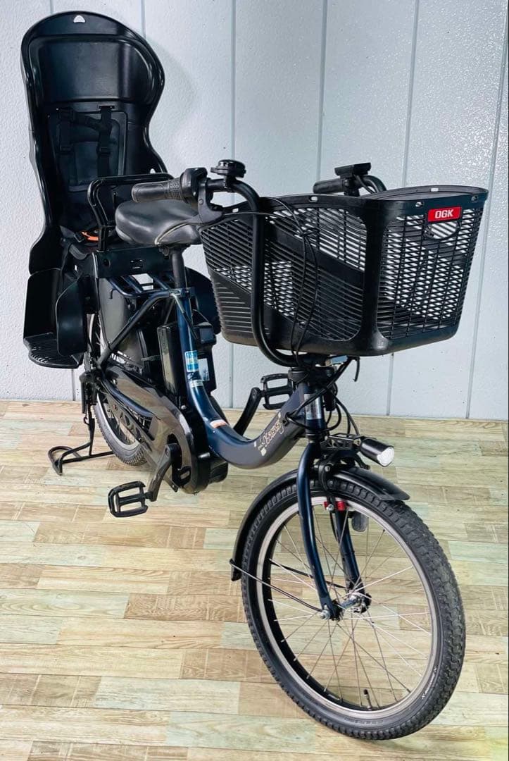 2527❼ヤマハ8.7アンペア3人乗り対応20インチ子供乗せ　電動アシスト自転車