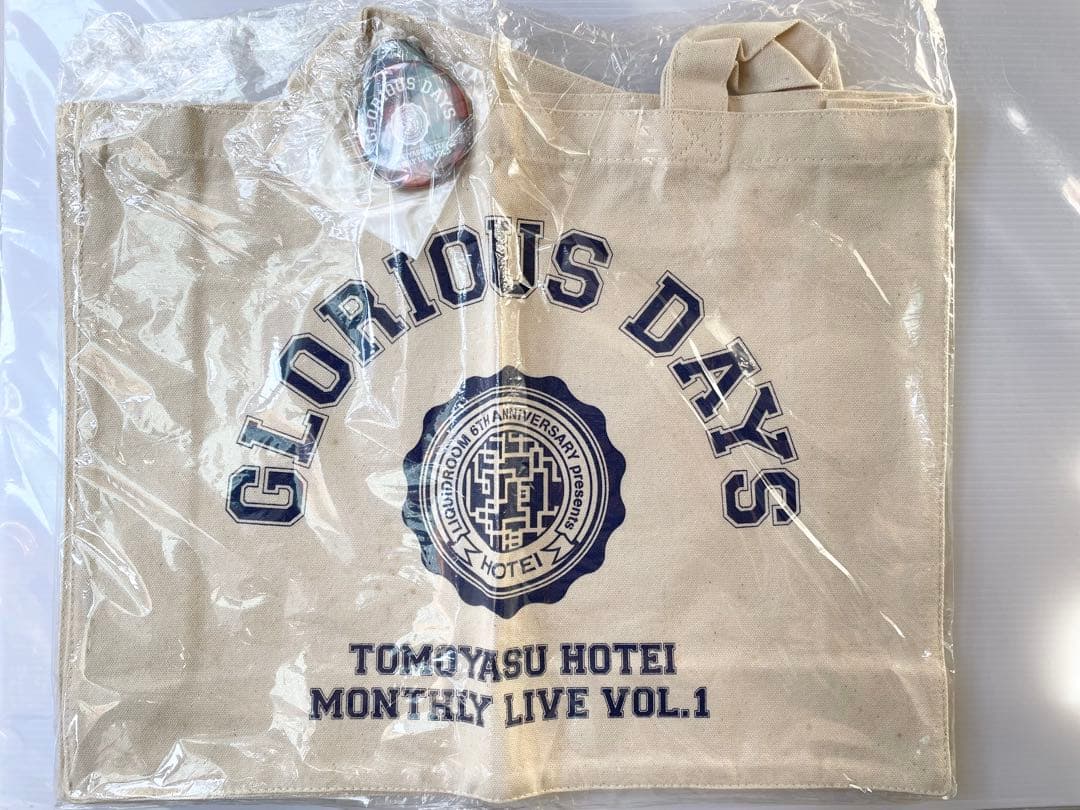 布袋寅泰　直筆サイン入りトートバック　リキッドルーム　マンスリーライブ　グッズ