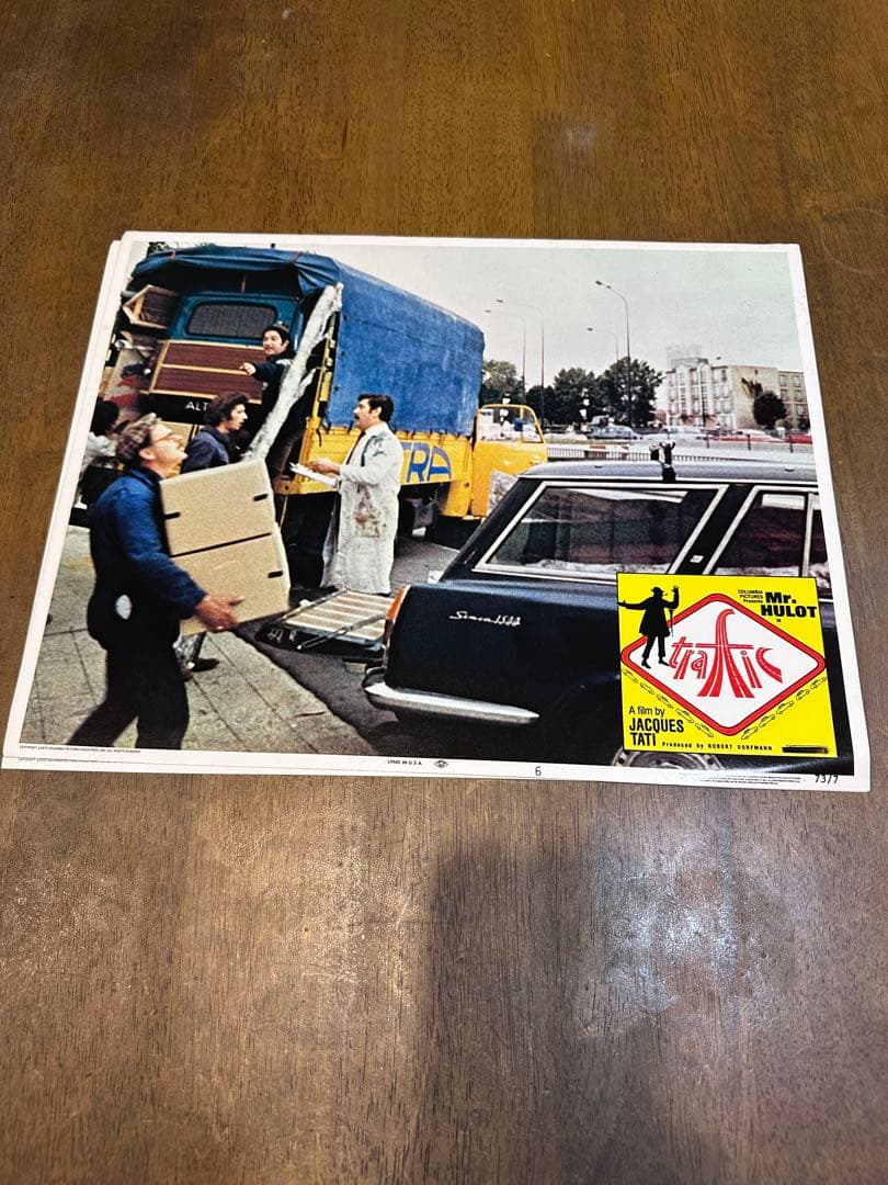 ジャックタチ　トラフィック　ロビーカード　8枚セット