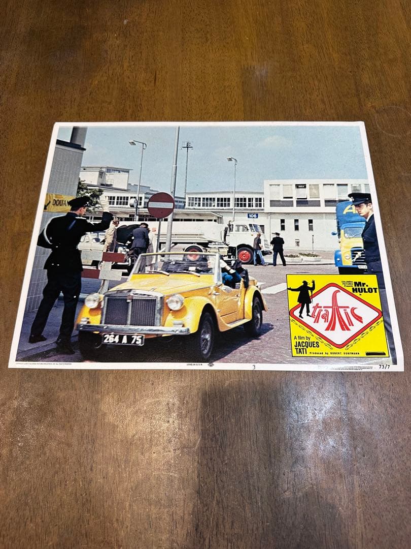 ジャックタチ　トラフィック　ロビーカード　8枚セット