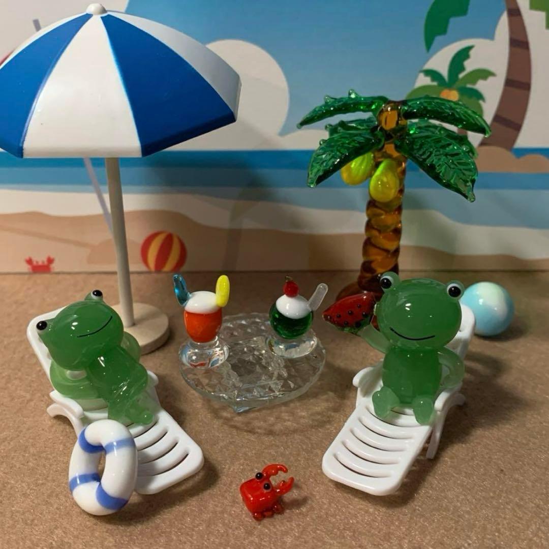 ひとひと　ガラス細工　ミニチュア