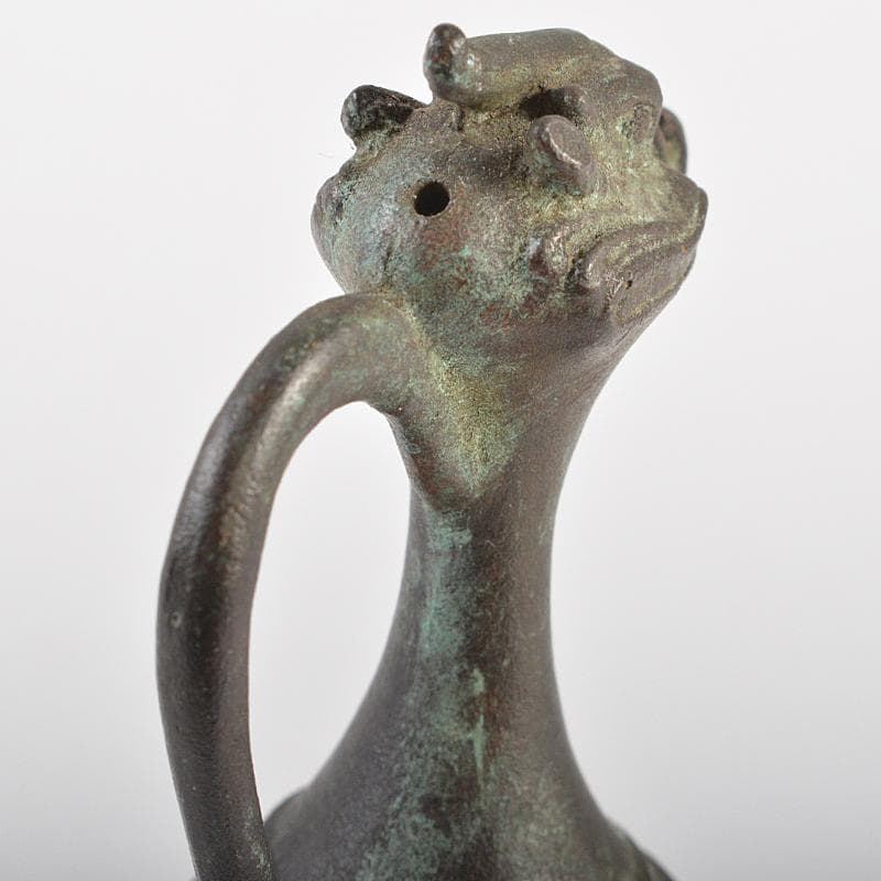 中国　古銅　神獣形　水滴　水注　C　R7212