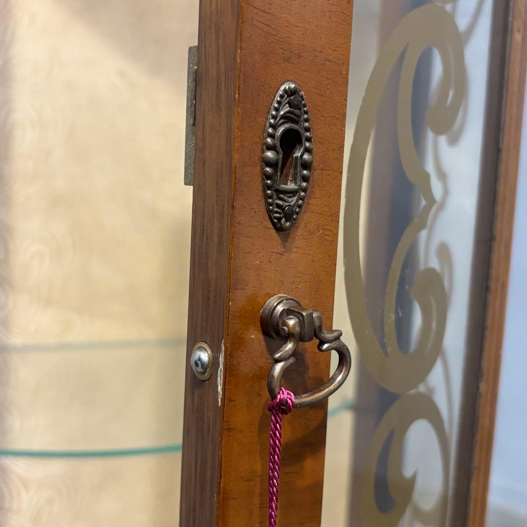 ガラスショーケース　ジョンブル　アンティーク