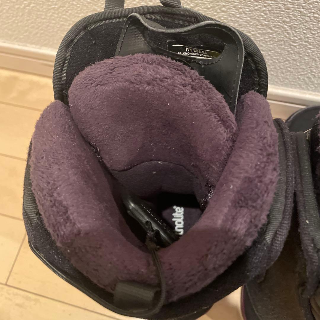 【美品】SALOMON IVY BOA SJ 23cm 紫