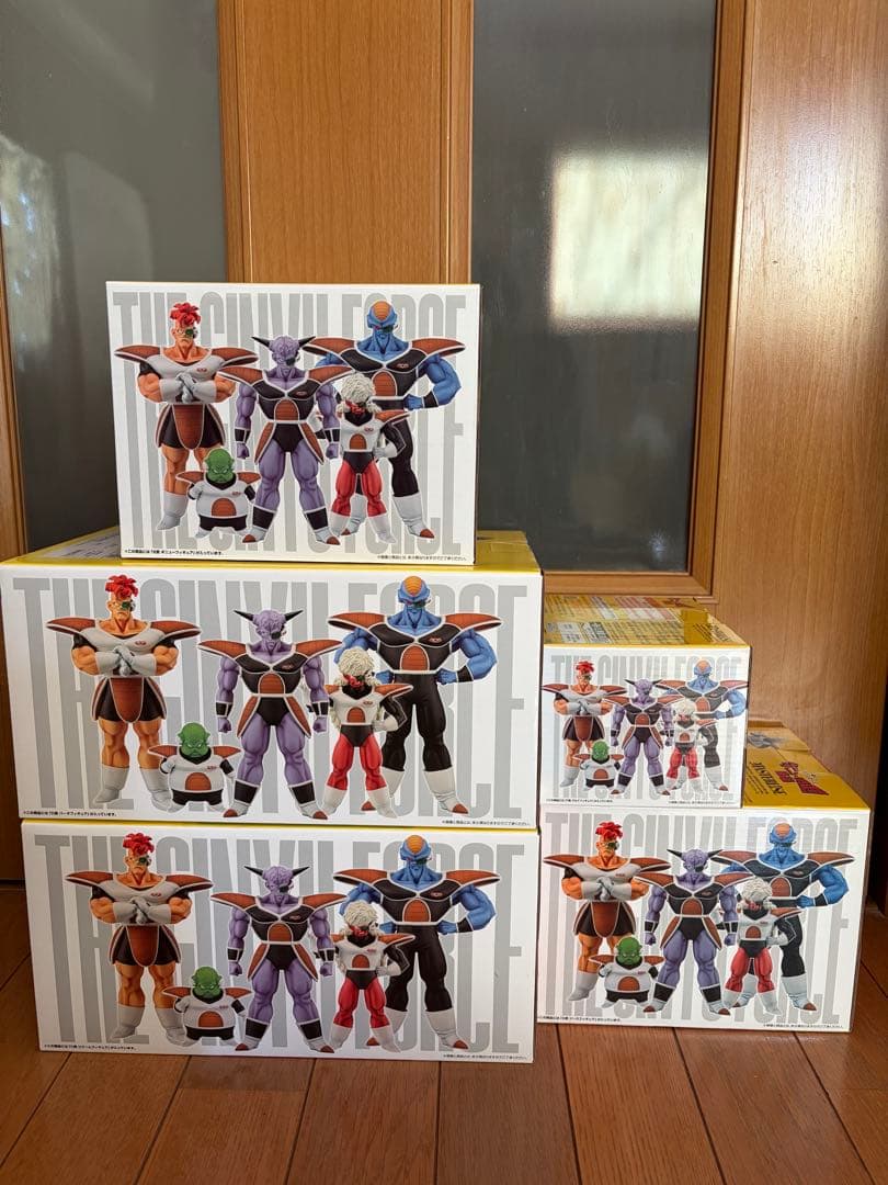 一番くじドラゴンボール　ギニュー特戦隊（5種セット）