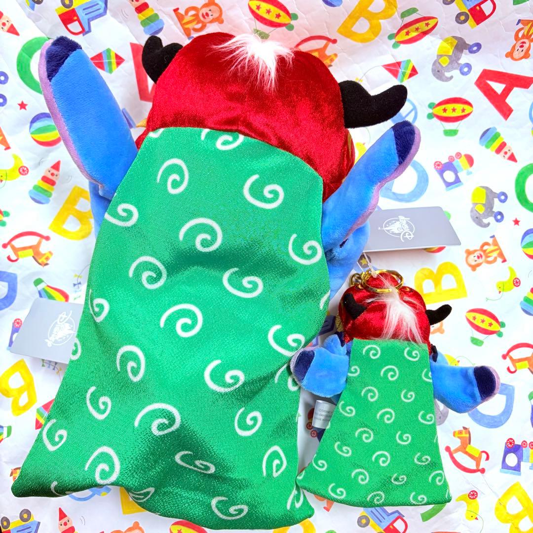 スティッチ ぬいぐるみ&キーチェーン 獅子舞 NEW YEAR STITCH