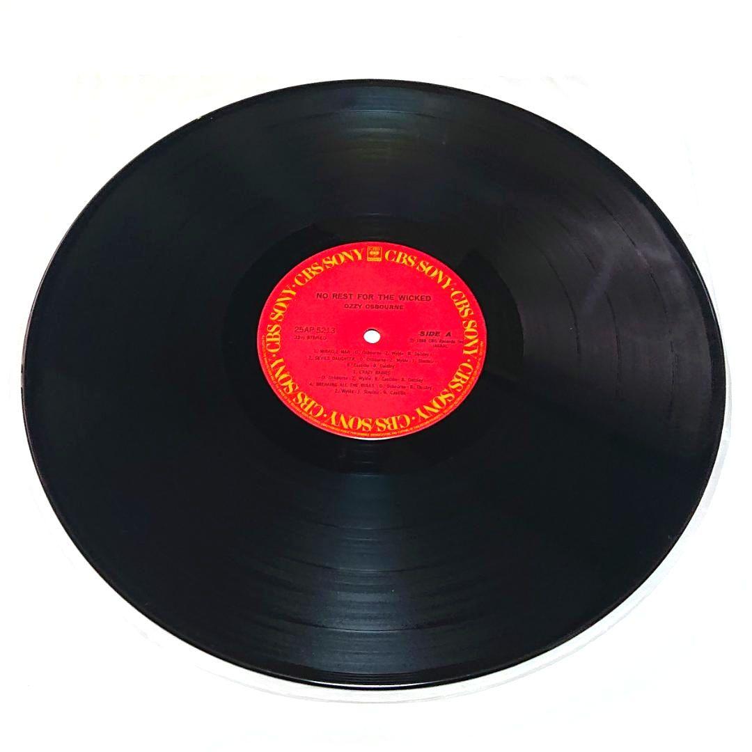 オジーオズボーン NO REST FOR THE WICKED レコード