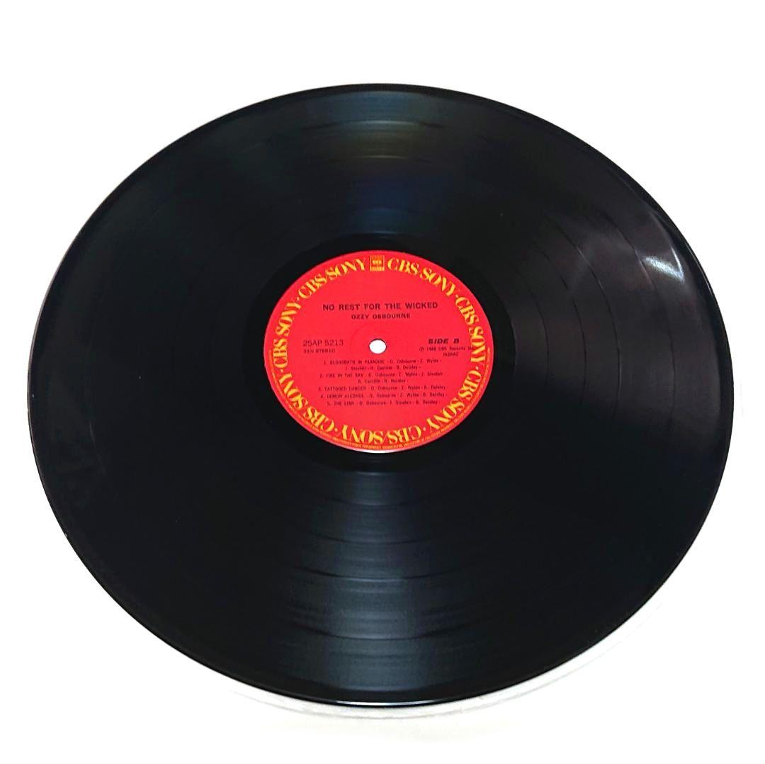 オジーオズボーン NO REST FOR THE WICKED レコード