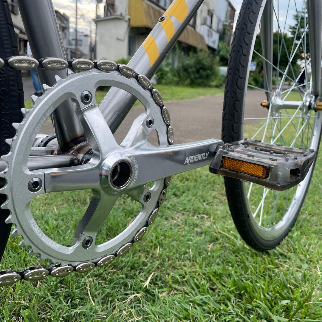 【完成車】INTRO7 クロモリフレーム ローカラー シングルギア ピスト