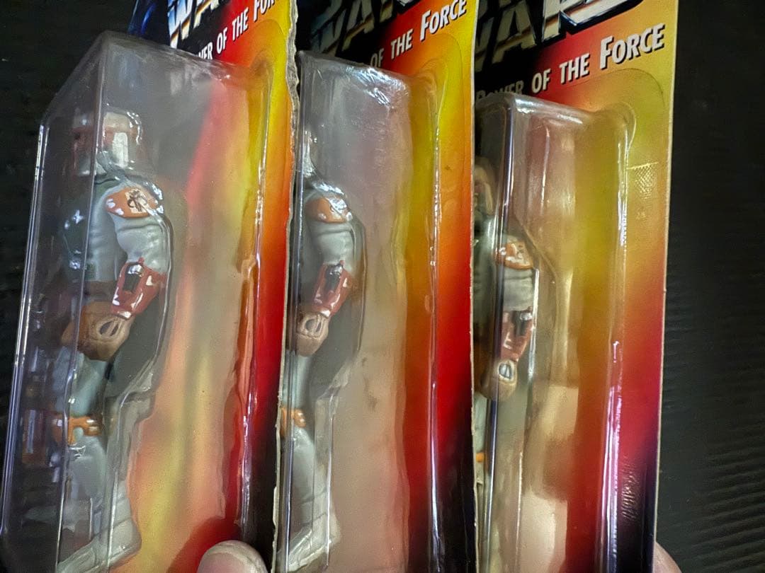 超貴重ボバフェット　スターウォーズ・ベーシックフィギュア　オレンジカード　3体