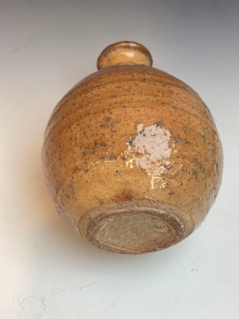 十三代 坂田泥華 作 萩徳利 共箱 酒器