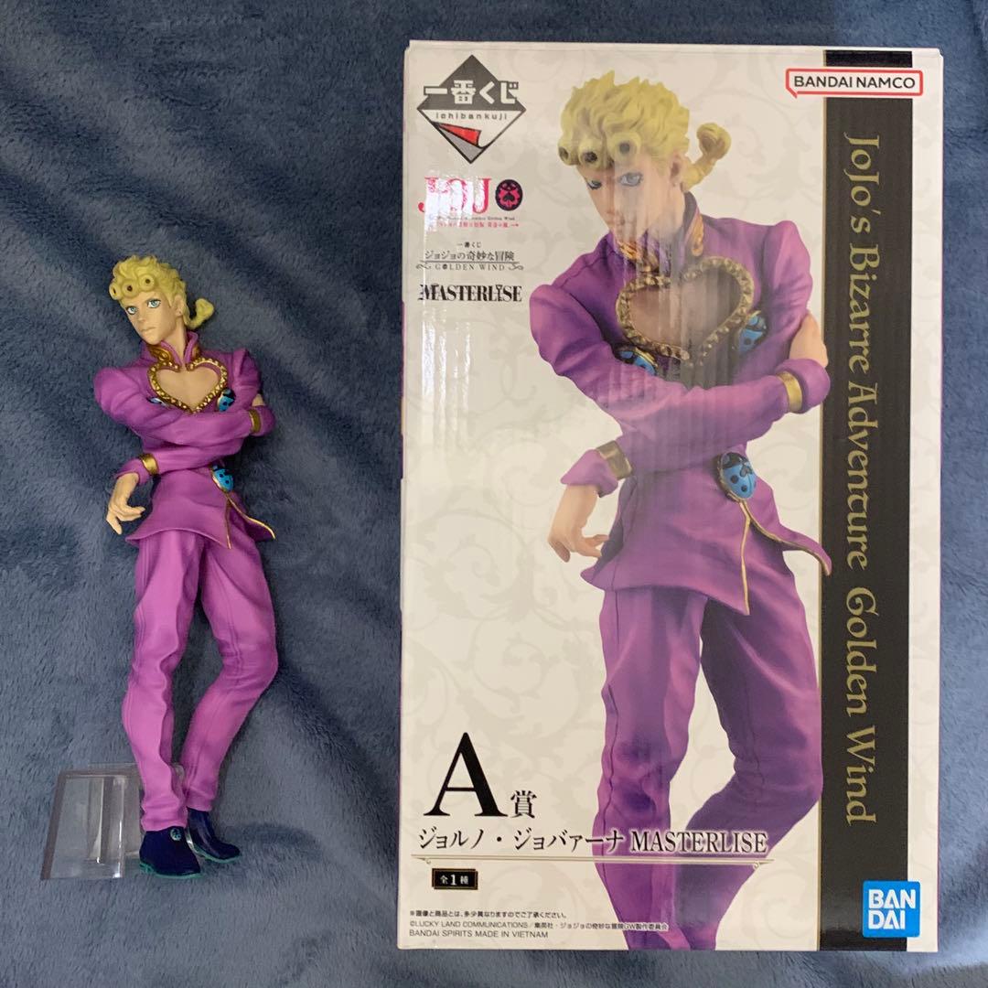【開封済】一番くじジョジョの奇妙な冒険GOLDENWINDフィギュアフルコンプ