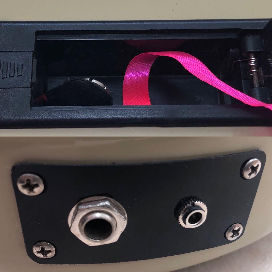 【美品】ZO-3 グレー アンプ内蔵ミニギター ヘッドフォン端子付