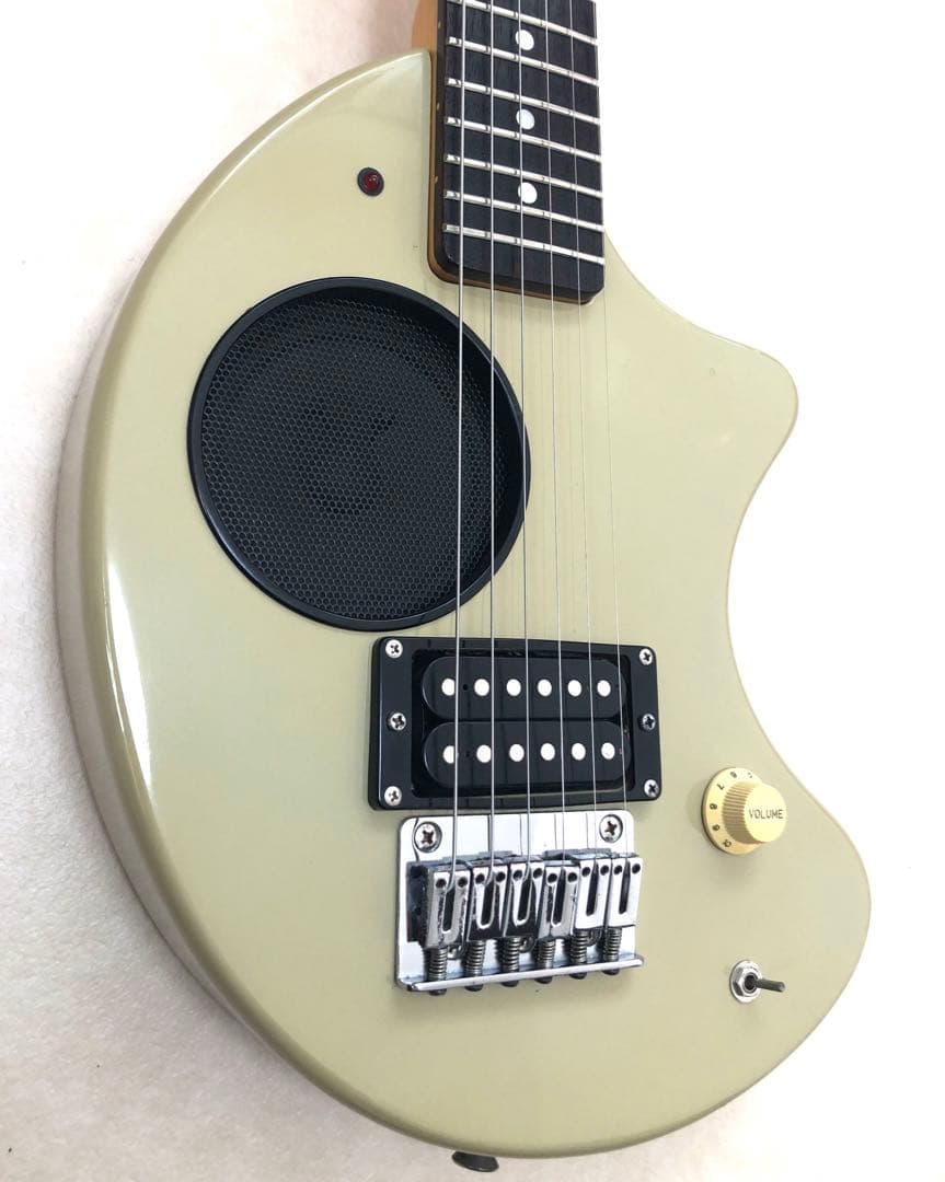 【美品】ZO-3 グレー アンプ内蔵ミニギター ヘッドフォン端子付