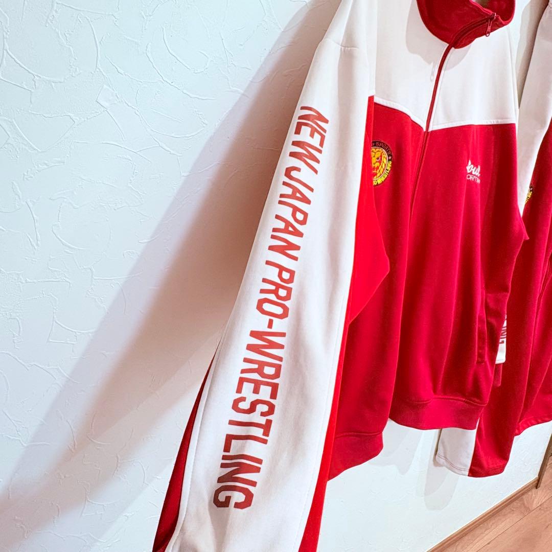 希少サイズ　新日本プロレス SOUL SPORTS ジャージ上下セットアップ4L