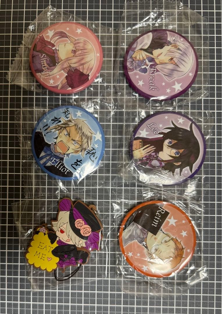 PandoraHearts 15点　缶バッジ　ラバスト