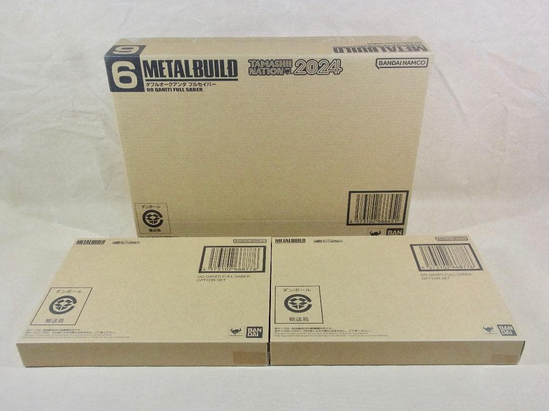 L BUILD ダブルオークアンタ フルセイバー&オプションセットx2