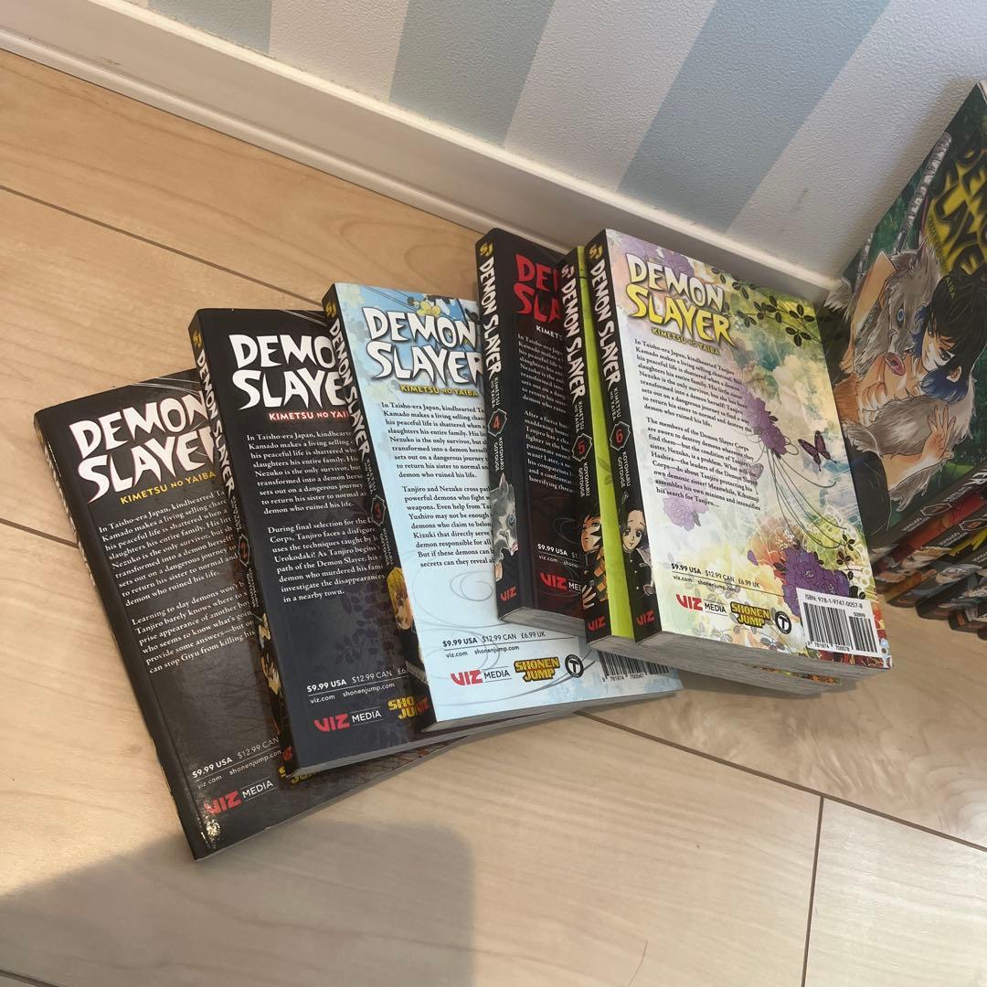 希少品　英語版　鬼滅の刃　DEMON SLAYER 1-17巻セット