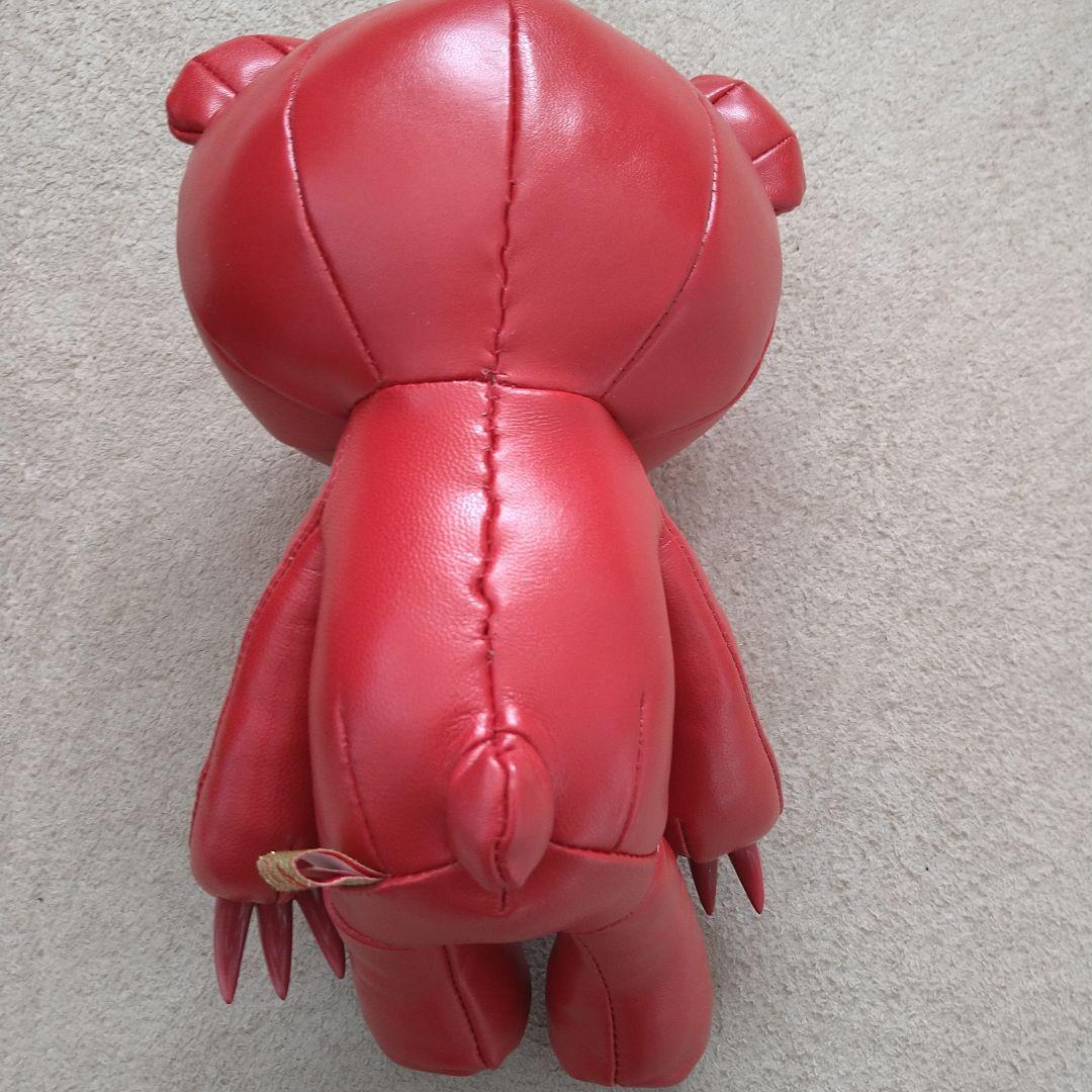 レザーぬいグルーミー　5周年　100体限定　赤　レッド　サイン入り　森チャック