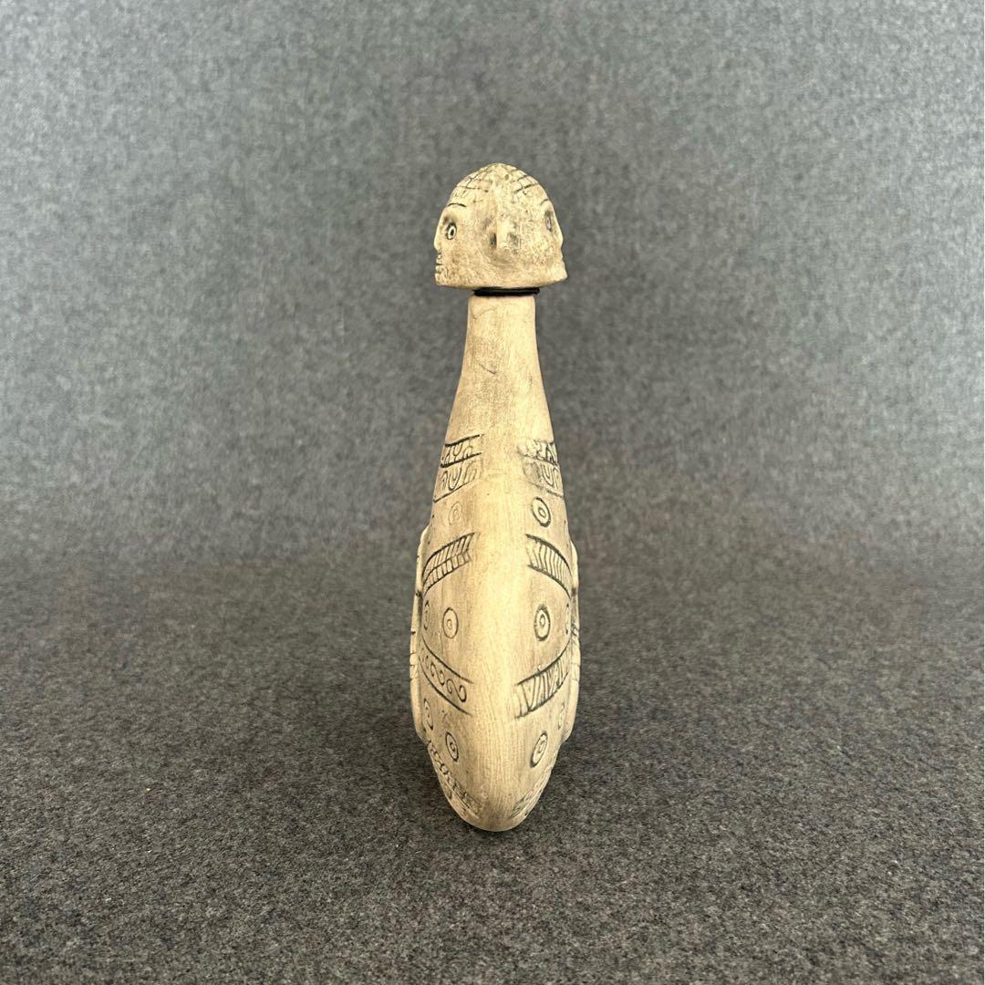 トルコ古代アナトリア陶器製リキュールボトルアンティークオブジェ