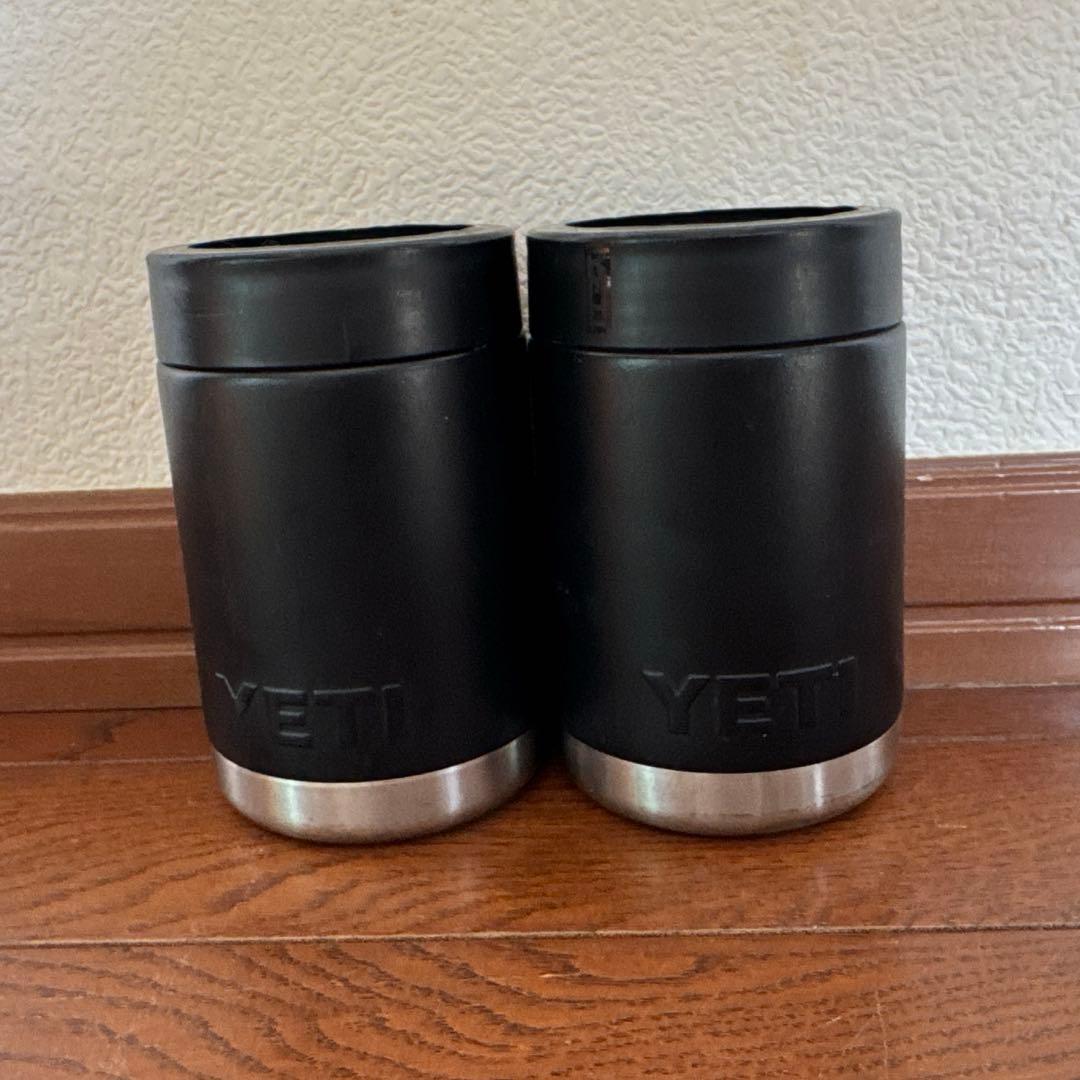 YETI ステンレスマグカップ ブラック14oz(414ml)&缶クーラー