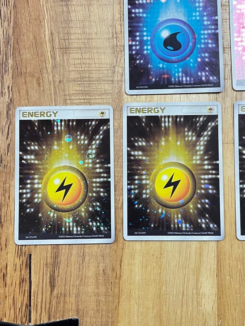 ポケモンカード　基本エネルギー各種　2003年　ADV ホイル　キラ