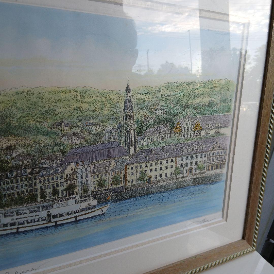 【ハイデルベルク 】織田義郎　リトグラフ　110/300