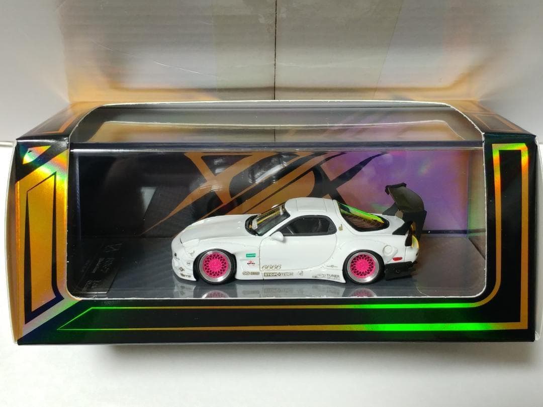 404 YM モデル 1/64 マツダ ロケットバニー RX-7 FD ホワイト