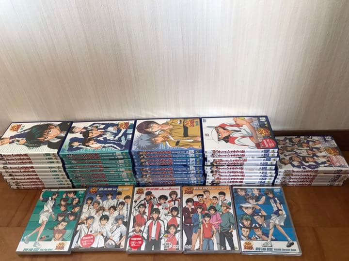 テニスの王子様アニメDVD全巻セット、fandisk5巻セット