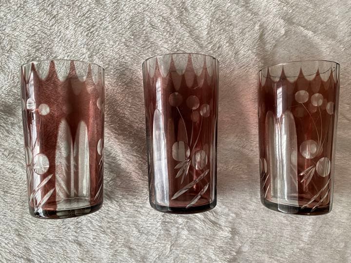 大正浪漫のコップ6客 元箱付 美品