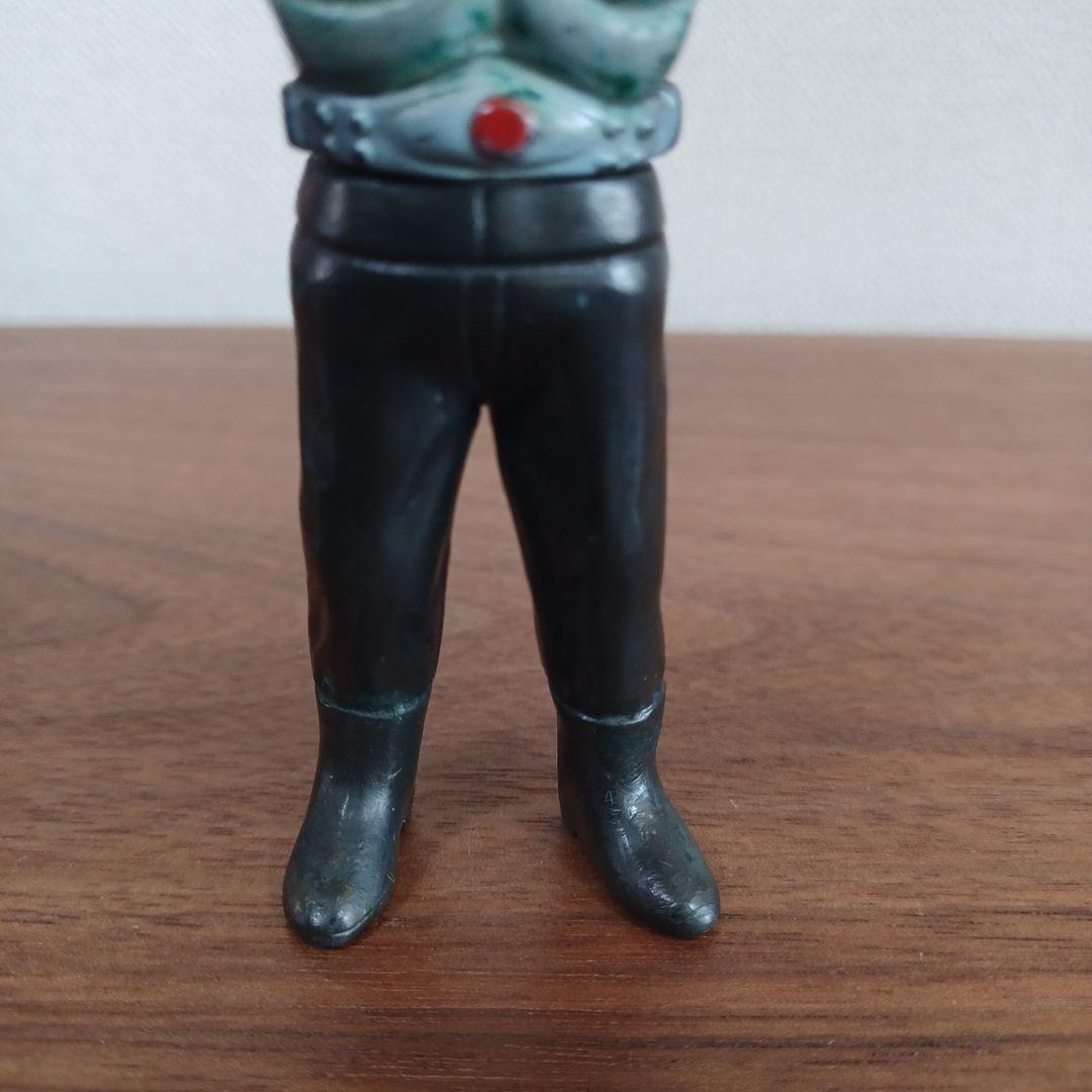 当時物バンダイ「バンザイ仮面ライダー」希少ミニソフビフィギュア2体セット