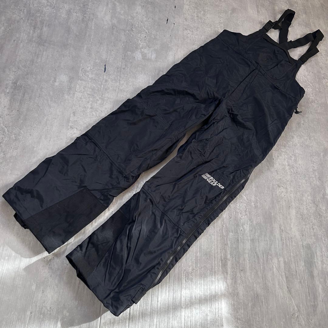 C268 BOULDER GEAR スノーボード スキー ビブパンツ 黒 S