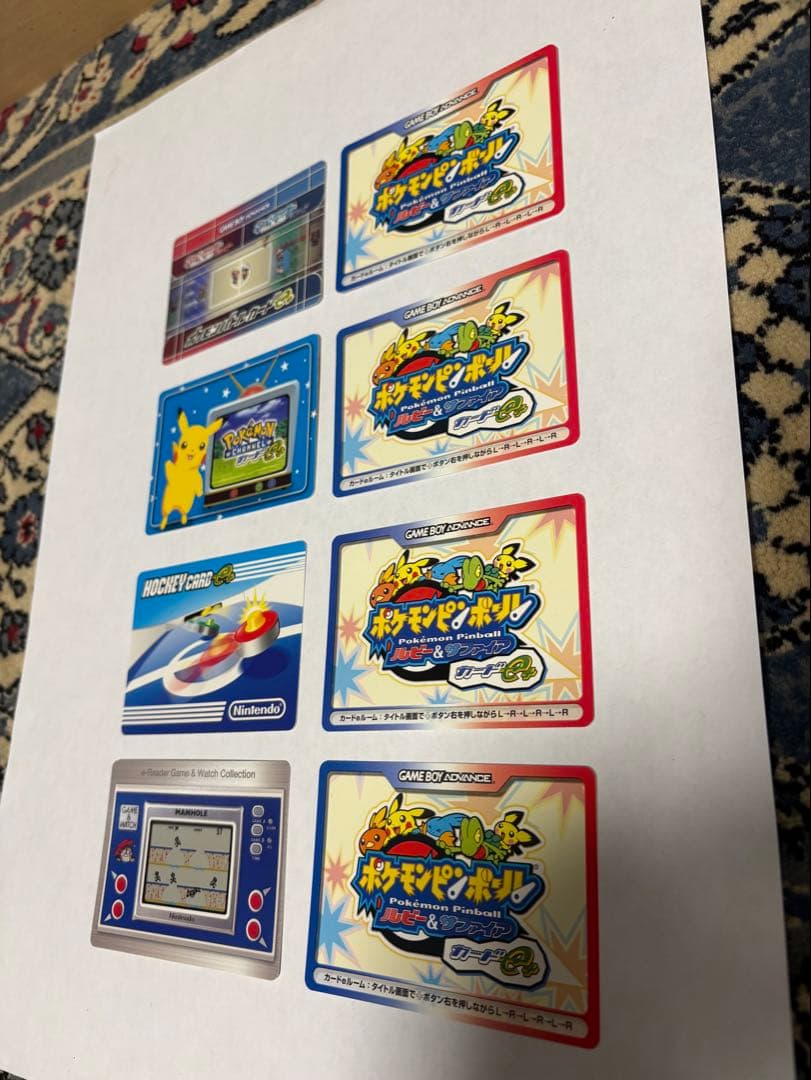 マ*オ様 【美品】ポケモンピンボール　バトルカード等非売品カード