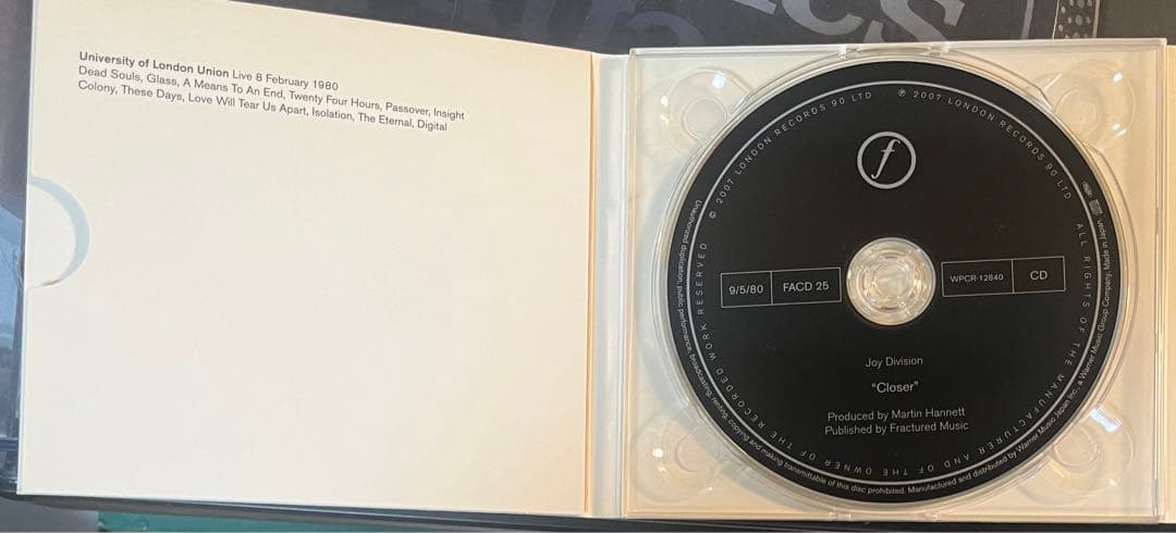 ジョイ・ディヴィジョン　コレクターズエディションセット　JOY DIVISION