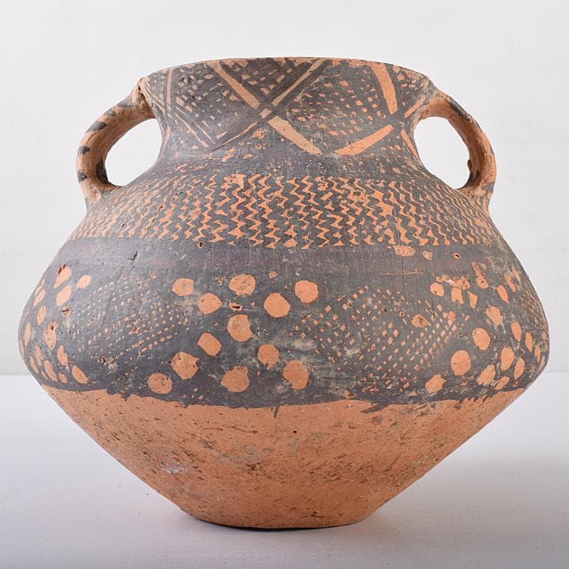 タイ古陶磁　バンチェン土器　アンダーソン土器　双耳壷　M　R7982