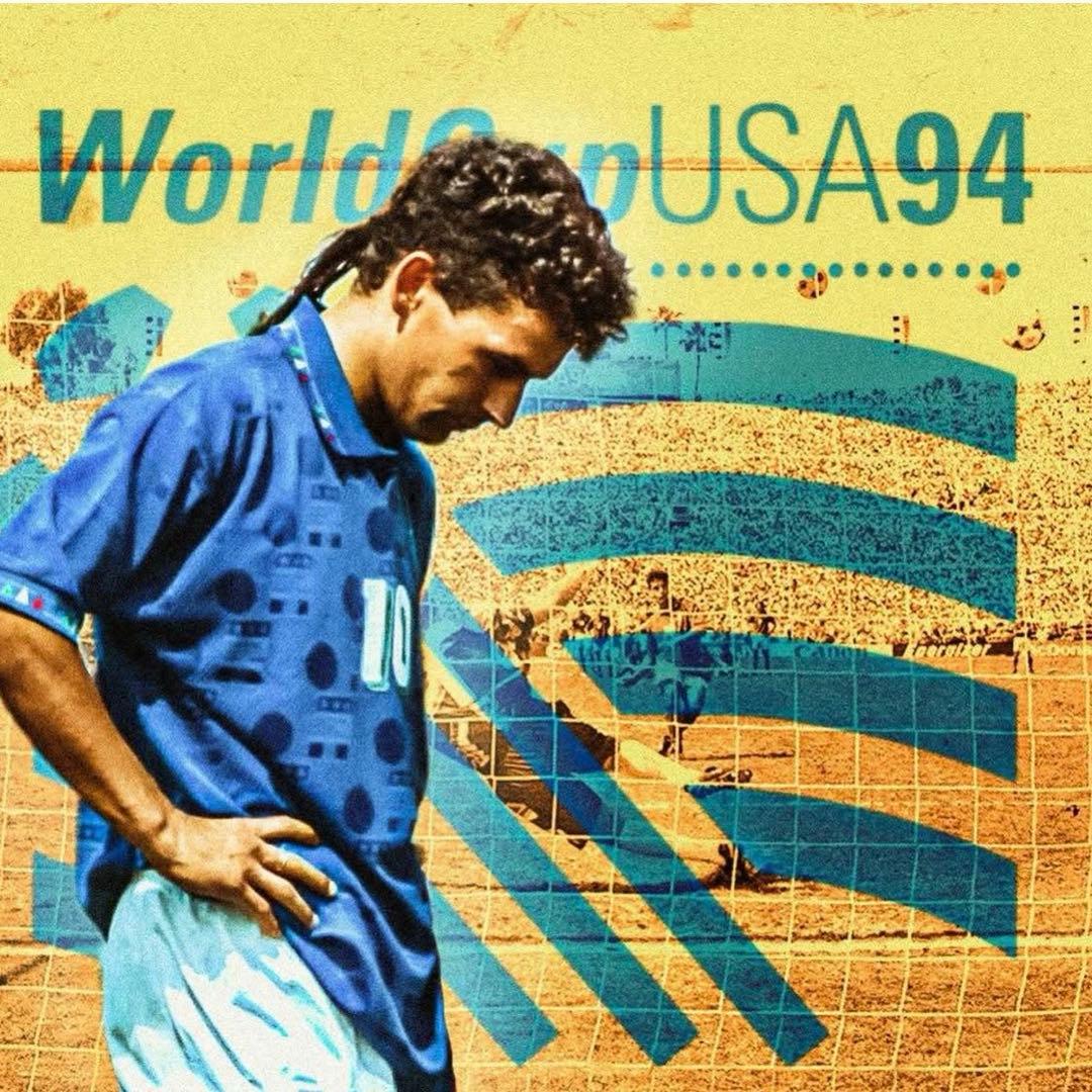 【XL】希少1994ワールドカップ USA イタリア代表 ディアドラ バッジョ